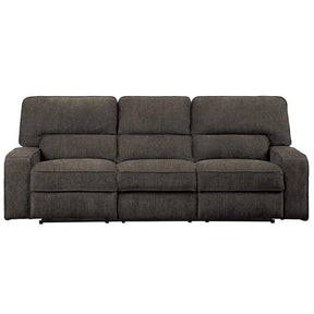 Homelegance Furniture Borneo Power Double Reclining Sofa in Chocolate Half Price Furniture