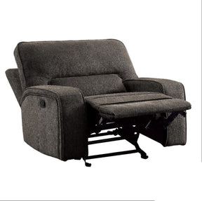 Homelegance Furniture Borneo Glider Reclining Chair in Chocolate - Recliner - Half Price Furniture
