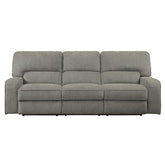 Homelegance Furniture Borneo Double Reclining Sofa in Mocha Half Price Furniture