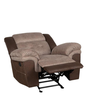 Homelegance Furniture Chai Glider Relcining Chair in 2 Tones - Recliner - Half Price Furniture