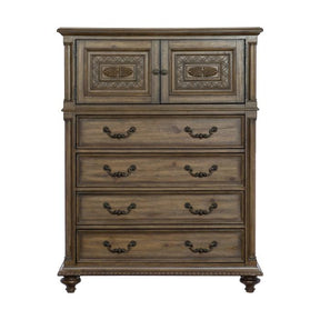 Homelegance Furniture Rachelle 4 Drawer Chest in Weathered Pecan 1693-9 Half Price Furniture