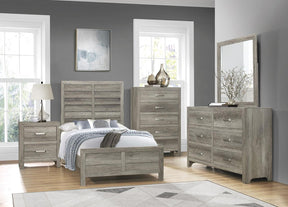 Homelegance Furniture Mandan Mirror in Weathered Gray 1910GY-6 - Mirror - Half Price Furniture