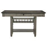 Homelegance Granby Counter Height Dining Table in Coffee and Antique Gray 5627GY-36* Half Price Furniture