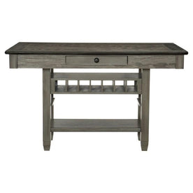 Homelegance Granby Counter Height Dining Table in Coffee and Antique Gray 5627GY-36* Half Price Furniture