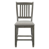 Homelegance Granby Counter Height Chair in Antique Gray (Set of 2) 5627GY-24 Half Price Furniture
