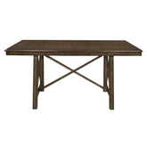 Homelegance Furniture Levittown Counter Height Table in Brown 5757-36 Half Price Furniture