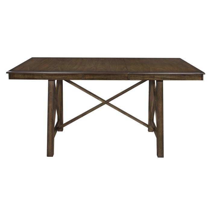 Homelegance Furniture Levittown Counter Height Table in Brown 5757-36 Half Price Furniture