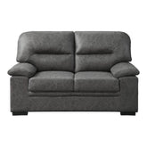 Homelegance Furniture Michigan Loveseat in Dark Gray 9407DG-2 Half Price Furniture