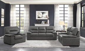 Homelegance Furniture Michigan Loveseat in Dark Gray 9407DG-2 Half Price Furniture