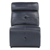 Homelegance Furniture Avenue Armless Chair in Navy 9469NVB-AC Half Price Furniture