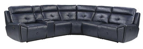 Homelegance Furniture Avenue Corner Seat in Navy 9469NVB-CR - Chair - Half Price Furniture
