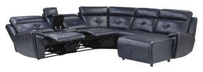 Homelegance Furniture Avenue Left Side Reclining Chair in Navy 9469NVB-LR - Chair - Half Price Furniture