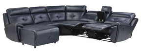 Homelegance Furniture Avenue Right Side Reclining Chair in Navy 9469NVB-RR - Chair - Half Price Furniture