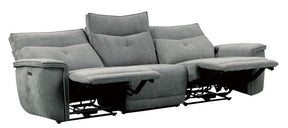Homelegance Furniture Tesoro Power Double Reclining Sofa w/ Power Headrests in Dark Gray 9509DG-3PWH* - Sofa - Half Price Furniture