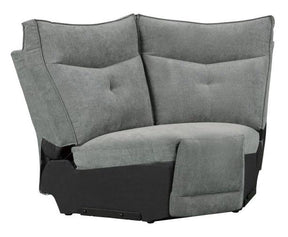 Homelegance Furniture Tesoro Corner Seat in Dark Gray 9509DG-CR - Chair - Half Price Furniture