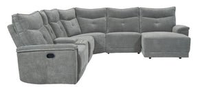Homelegance Furniture Tesoro Right Side Chaise in Dark Gray 9509DG-5R - Chaise - Half Price Furniture