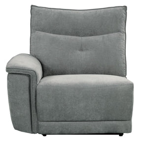 Homelegance Furniture Tesoro Power Double Reclining Sofa w/ Power Headrests in Dark Gray 9509DG-3PWH* - Sofa - Half Price Furniture