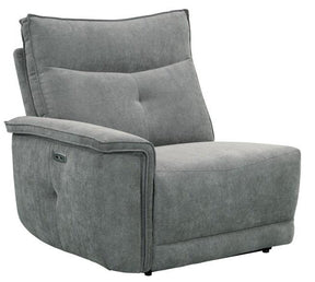 Homelegance Furniture Tesoro Power Double Reclining Sofa w/ Power Headrests in Dark Gray 9509DG-3PWH* - Sofa - Half Price Furniture