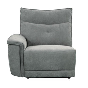 Homelegance Furniture Tesoro Power Left Side Reclining Chair in Dark Gray 9509DG-LRPWH Half Price Furniture
