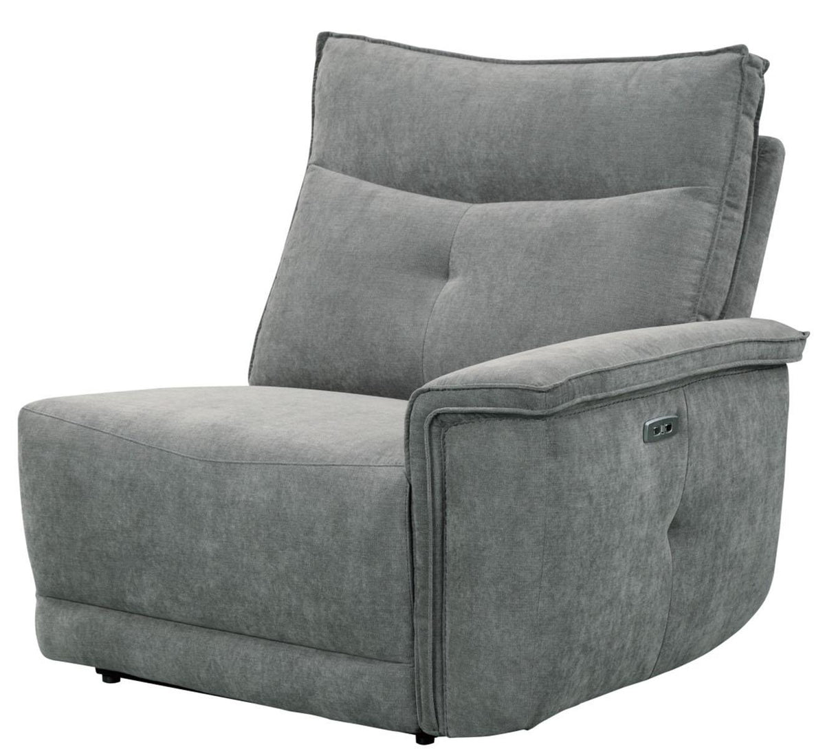 Homelegance Furniture Tesoro Right Side Reclining Chair in Dark Gray 9509DG-RR - Chair - Half Price Furniture