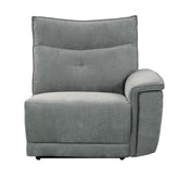 Homelegance Furniture Tesoro Right Side Reclining Chair in Dark Gray 9509DG-RR Half Price Furniture