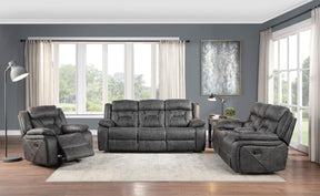 Homelegance Furniture Madrona Hill Glider Reclining Chair in Gray 9989GY-1 - Glider - Half Price Furniture