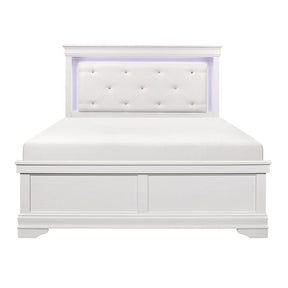 Lana (2) Queen Bed with LED Lighting Half Price Furniture
