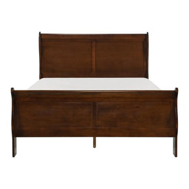 Homelegance Mayville Full Sleigh Bed in Brown Cherry 2147F-1 Half Price Furniture