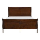 Homelegance Mayville Queen Sleigh Bed in Brown Cherry 2147-1 Half Price Furniture