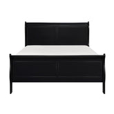 Homelegance Mayville Queen Sleigh Bed in Black 2147BK-1 Half Price Furniture