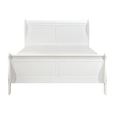 Homelegance Mayville Queen Sleigh Bed in White 2147W-1 Half Price Furniture
