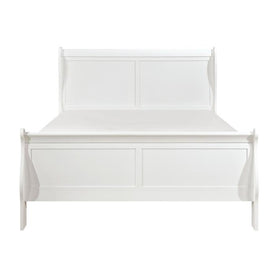 Homelegance Mayville Queen Sleigh Bed in White 2147W-1 Half Price Furniture