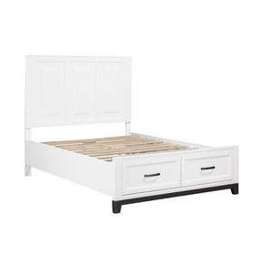 1450WHF-1*-Youth (3) Full Platform Bed with Footboard Storage - Storage - Half Price Furniture