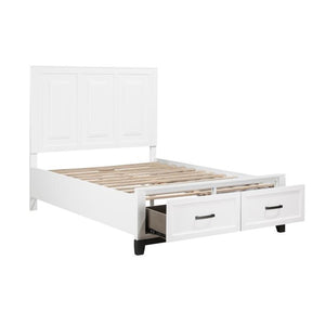 1450WHF-1*-Youth (3) Full Platform Bed with Footboard Storage - Storage - Half Price Furniture