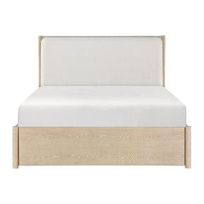 1313NK-1EK*-Bedroom (3) Eastern King Platform Bed with Footboard Storage Half Price Furniture