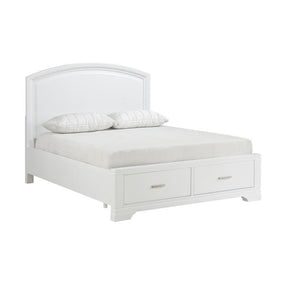 1520WHK-1CK*-Bedroom (3) California King Platform Bed with Footboard Storage Half Price Furniture