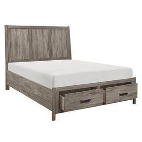 Bainbridge (3) California King Platform Bed with Footboard Storage - Storage - Half Price Furniture