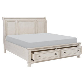 Bethel (3) Queen Platform Bed with Footboard Storage - Storage - Half Price Furniture