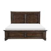 Boone (3) Queen Platform Bed with Footboard Storage Half Price Furniture