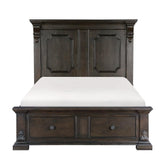 Cornwall (3) Queen Platform Bed with Footboard Storage Half Price Furniture