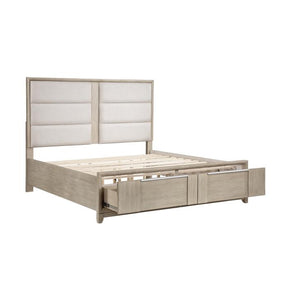 McKewen (3) Eastern King Platform Bed with Footboard Storage Half Price Furniture