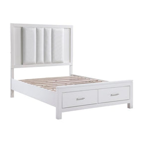 Prism (3) Queen Platform Bed with Footboard Storage - Storage - Half Price Furniture