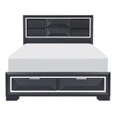 Rosemont (3) Queen Platform Bed with Footboard Storage Half Price Furniture