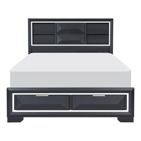 Rosemont (3) Queen Platform Bed with Footboard Storage Half Price Furniture