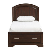 1520CHT-1*-Youth (3) Twin Platform Bed with Footboard Storage Half Price Furniture