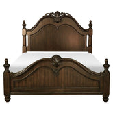 Homelegance Mont Belvieu King Panel Bed in Dark Cherry 1869K-1EK* Half Price Furniture