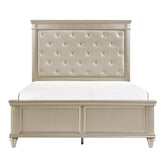Homelegance Celandine Full Panel Bed in Pearl/Silver 1928F-1* Half Price Furniture