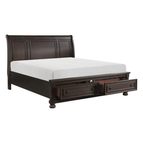 Begonia (3)California King Platform Bed with Footboard Storage - Storage - Half Price Furniture