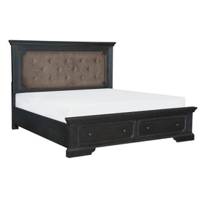 Bolingbrook (3)California King Platform Bed with Footboard Storage - Storage - Half Price Furniture