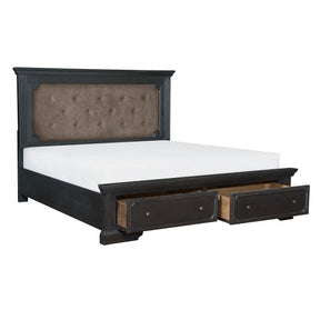 Bolingbrook (3)California King Platform Bed with Footboard Storage - Storage - Half Price Furniture